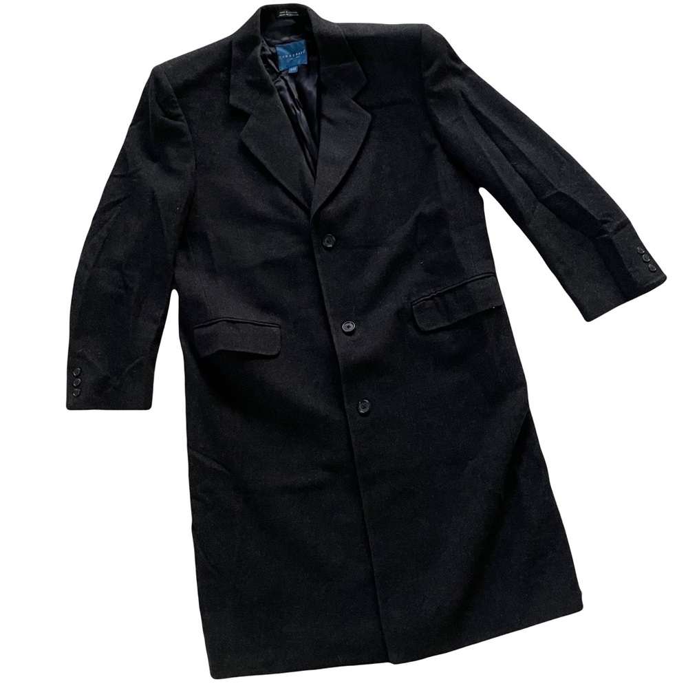 Vintage 100% Wool Town Craft Overcoat size 44R